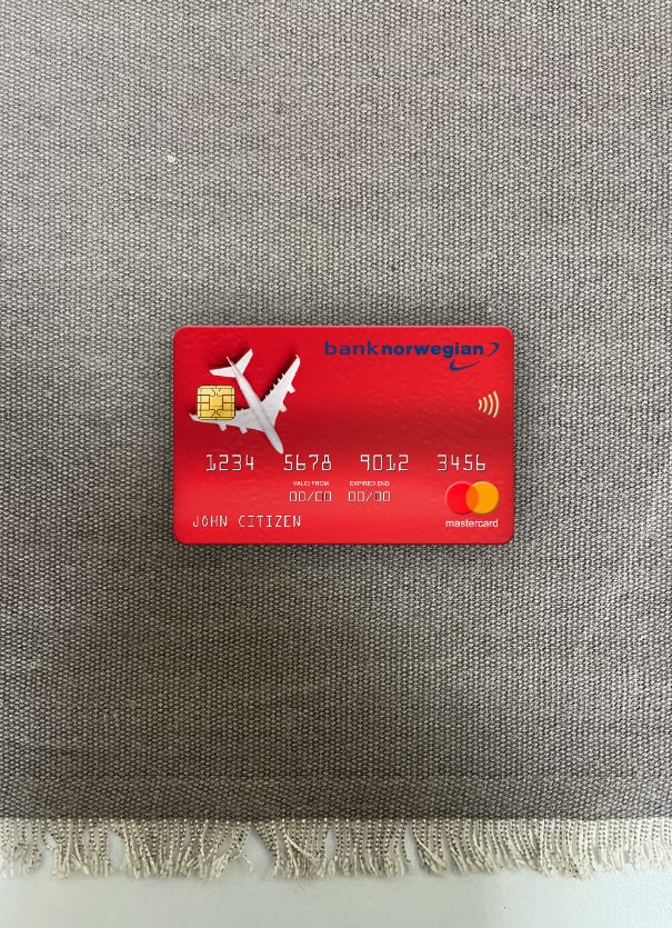 Download Norway Bank Norwegian AS bank mastercard photolook front Photoshop template